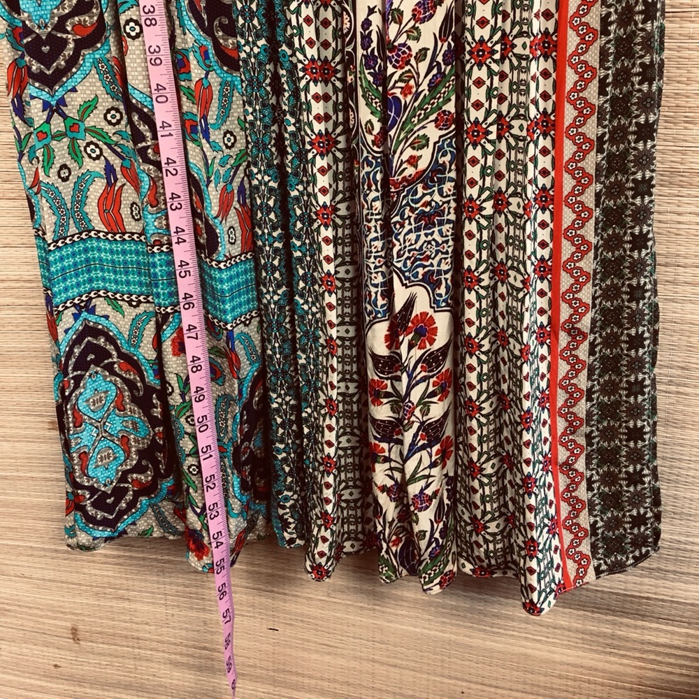 Anthropologie x Bhanuni by Jyoti Ronika Patterned Maxi Dress Multicolor Size M - Picture 13 of 16